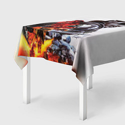 Скатерть для стола Metal gear solid 2, цвет: 3D-принт — фото 2