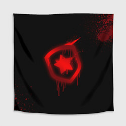 Скатерть для стола Gambit: Black collection, цвет: 3D-принт