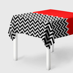 Скатерть для стола Твин Пикс: узор, цвет: 3D-принт — фото 2