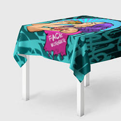 Скатерть для стола Face: Бургер, цвет: 3D-принт — фото 2