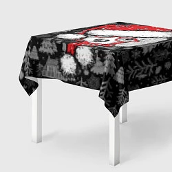 Скатерть для стола Собака Санта, цвет: 3D-принт — фото 2