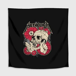 Скатерть для стола Metallica Skull, цвет: 3D-принт