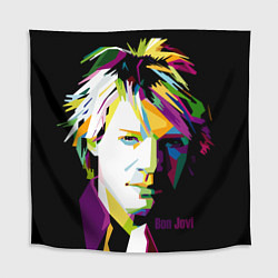 Скатерть для стола Jon Bon Jovi Art, цвет: 3D-принт