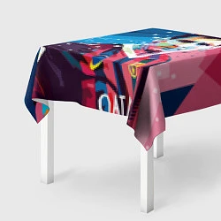 Скатерть для стола Lionel Messi, цвет: 3D-принт — фото 2