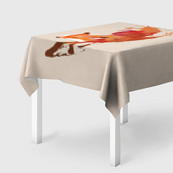 Скатерть для стола Paint Fox, цвет: 3D-принт — фото 2