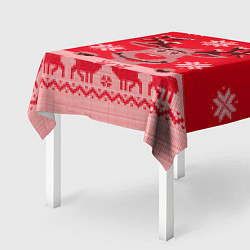 Скатерть для стола Узор оленя, цвет: 3D-принт — фото 2