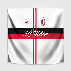 Скатерть для стола AC Milan: White Form, цвет: 3D-принт