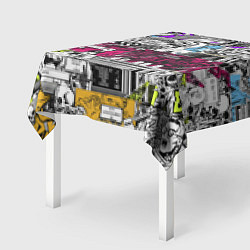 Скатерть для стола Watch Dogs: Pattern, цвет: 3D-принт — фото 2