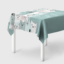 Скатерть для стола Cats World, цвет: 3D-принт — фото 2