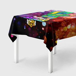 Скатерть для стола Brawl Stars Leon, Dab, цвет: 3D-принт — фото 2