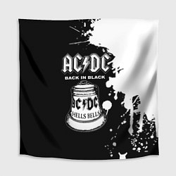 Скатерть для стола ACDC Back in Black, цвет: 3D-принт