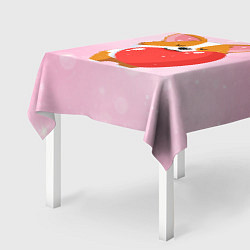Скатерть для стола Милый корги, цвет: 3D-принт — фото 2