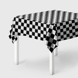Скатерть для стола Шахматка мелкая, цвет: 3D-принт — фото 2