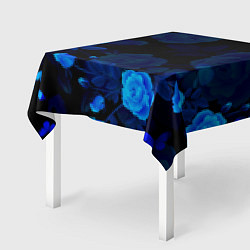 Скатерть для стола СИНИЕ РОЗЫ, цвет: 3D-принт — фото 2