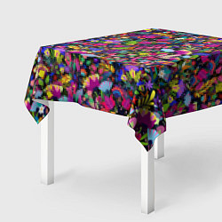 Скатерть для стола Мистические цветы, цвет: 3D-принт — фото 2