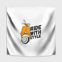 Скатерть для стола RIDE WITH STYLE Z, цвет: 3D-принт