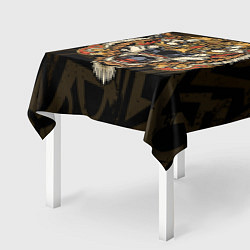 Скатерть для стола Тигровый стимпанк Tiger, цвет: 3D-принт — фото 2