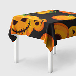 Скатерть для стола Весёлые тыквы, цвет: 3D-принт — фото 2