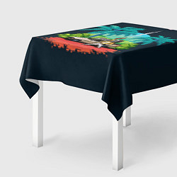 Скатерть для стола PUBG Pixel, цвет: 3D-принт — фото 2