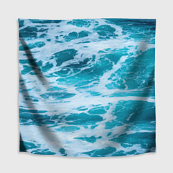 Скатерть для стола Вода волны пена море, цвет: 3D-принт