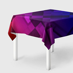 Скатерть для стола Ромбы в градиенте, цвет: 3D-принт — фото 2