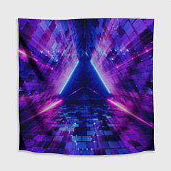 Скатерть для стола Неоновый туннель, цвет: 3D-принт