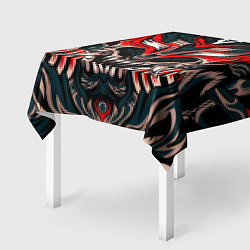 Скатерть для стола Черный самурай, цвет: 3D-принт — фото 2