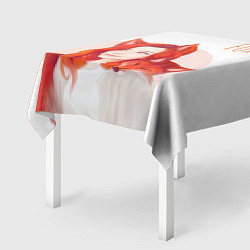 Скатерть для стола Девушка-лиса, цвет: 3D-принт — фото 2