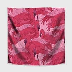 Скатерть для стола Розовые фламинго, цвет: 3D-принт