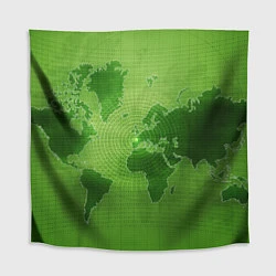 Скатерть для стола Карта мира, цвет: 3D-принт