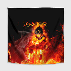 Скатерть для стола Юно в огне Чёрный клевер, цвет: 3D-принт