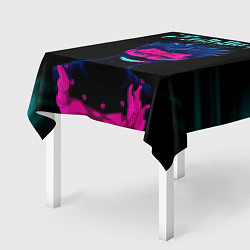 Скатерть для стола Зора Идеаре Чёрный клевер, цвет: 3D-принт — фото 2