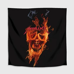 Скатерть для стола Metallica Flame, цвет: 3D-принт