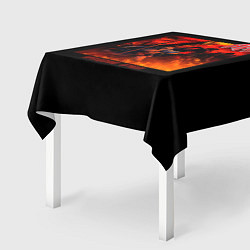 Скатерть для стола Ария - КРЕЩЕНИЕ ОГНЕМ, цвет: 3D-принт — фото 2
