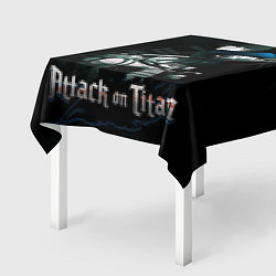 Скатерть для стола Леви Аккерман Атака на титанов, цвет: 3D-принт — фото 2