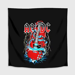 Скатерть для стола ACDC гитара, цвет: 3D-принт