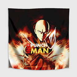 Скатерть для стола Огненный Сайтама One Punch-Man, цвет: 3D-принт