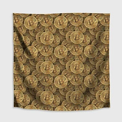 Скатерть для стола Bitcoins, цвет: 3D-принт