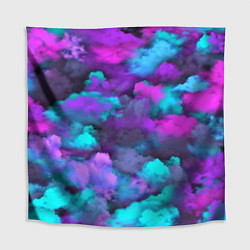 Скатерть для стола Неоновые тучи, цвет: 3D-принт