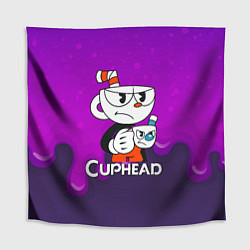 Скатерть для стола Недовольная чашечка cuphead, цвет: 3D-принт