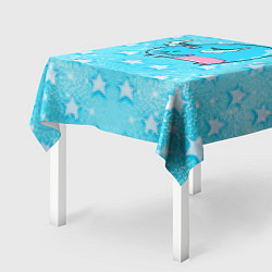 Скатерть для стола Большой голубой слон, цвет: 3D-принт — фото 2