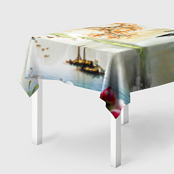 Скатерть для стола China Landscape, цвет: 3D-принт — фото 2