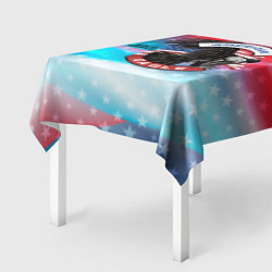 Скатерть для стола Американский орел USA, цвет: 3D-принт — фото 2
