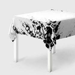 Скатерть для стола Выцветшие потёртости SKULLS, цвет: 3D-принт — фото 2