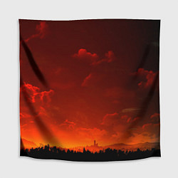 Скатерть для стола Облака перед восходом солнца, цвет: 3D-принт