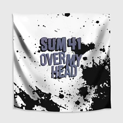 Скатерть для стола Sum 41 Over My Head, цвет: 3D-принт