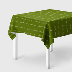 Скатерть для стола Зелёная любовь, цвет: 3D-принт — фото 2