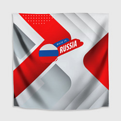 Скатерть для стола Welcome to Russia red & white, цвет: 3D-принт