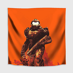 Скатерть для стола Думгай с головой - Doom, цвет: 3D-принт
