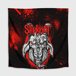 Скатерть для стола Slipknot - красный козел, цвет: 3D-принт